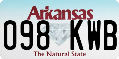 AR license plate 098KWB