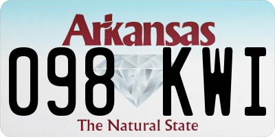 AR license plate 098KWI