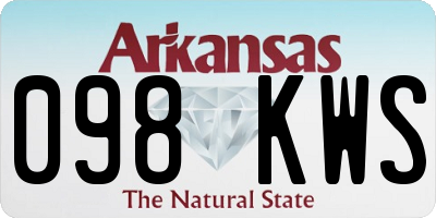 AR license plate 098KWS