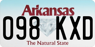 AR license plate 098KXD
