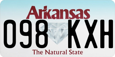 AR license plate 098KXH
