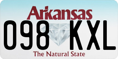 AR license plate 098KXL