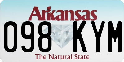 AR license plate 098KYM