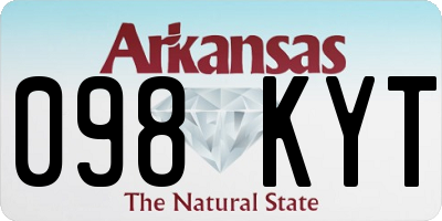 AR license plate 098KYT