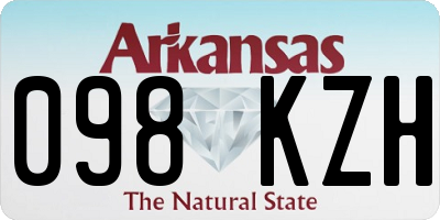 AR license plate 098KZH