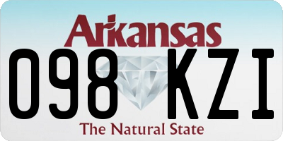 AR license plate 098KZI