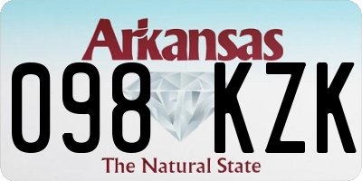 AR license plate 098KZK