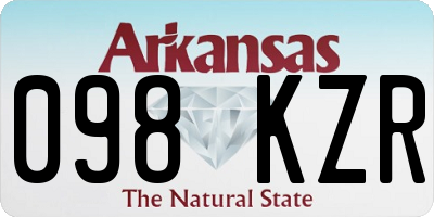 AR license plate 098KZR