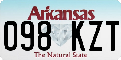 AR license plate 098KZT