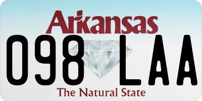 AR license plate 098LAA