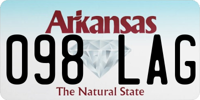 AR license plate 098LAG