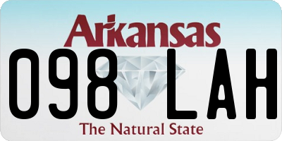 AR license plate 098LAH