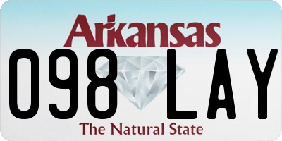 AR license plate 098LAY