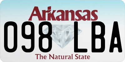 AR license plate 098LBA