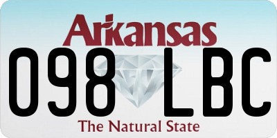 AR license plate 098LBC