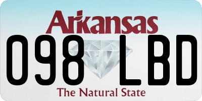 AR license plate 098LBD