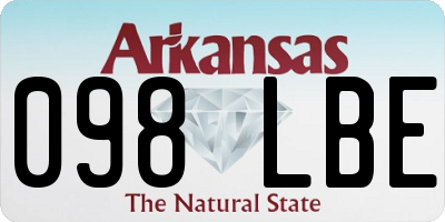 AR license plate 098LBE