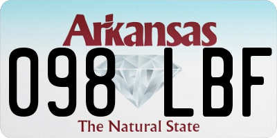 AR license plate 098LBF