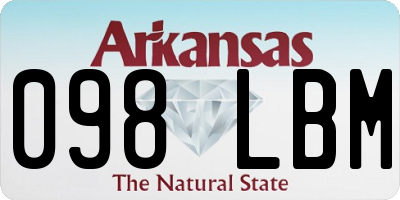 AR license plate 098LBM
