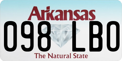 AR license plate 098LBO