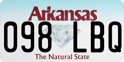 AR license plate 098LBQ