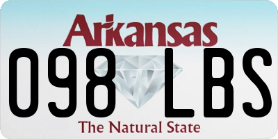 AR license plate 098LBS
