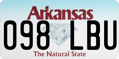 AR license plate 098LBU