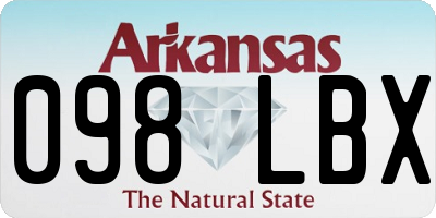 AR license plate 098LBX