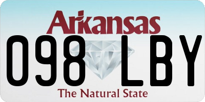 AR license plate 098LBY