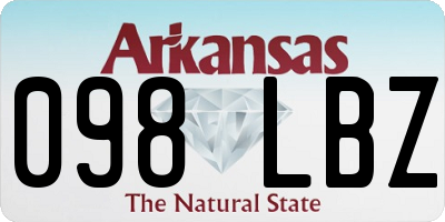 AR license plate 098LBZ