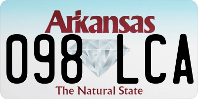 AR license plate 098LCA