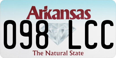 AR license plate 098LCC