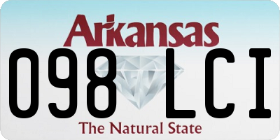 AR license plate 098LCI