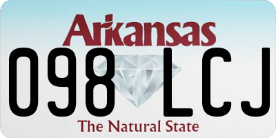 AR license plate 098LCJ