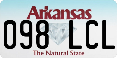 AR license plate 098LCL