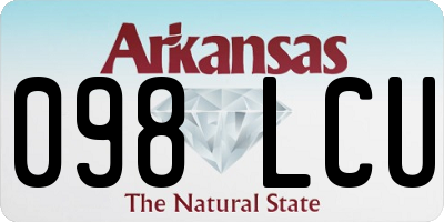 AR license plate 098LCU