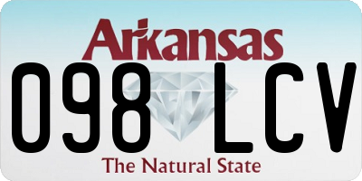 AR license plate 098LCV