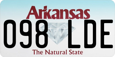 AR license plate 098LDE