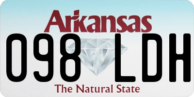 AR license plate 098LDH