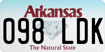 AR license plate 098LDK