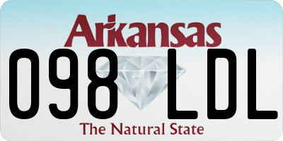 AR license plate 098LDL