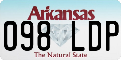 AR license plate 098LDP