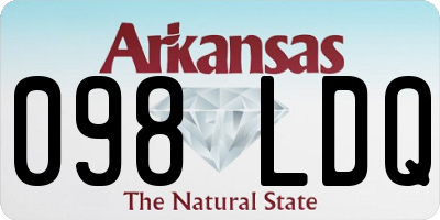 AR license plate 098LDQ