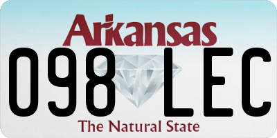 AR license plate 098LEC