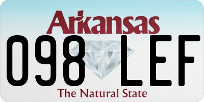 AR license plate 098LEF