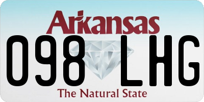 AR license plate 098LHG