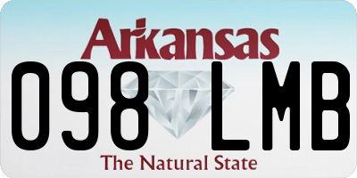AR license plate 098LMB