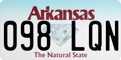 AR license plate 098LQN