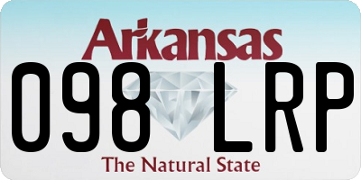 AR license plate 098LRP
