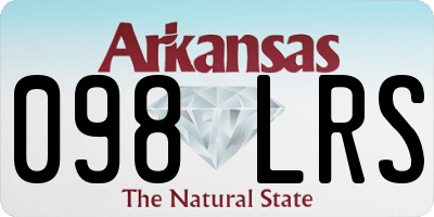 AR license plate 098LRS